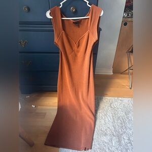 Banana Republic Rust Sweater Dress